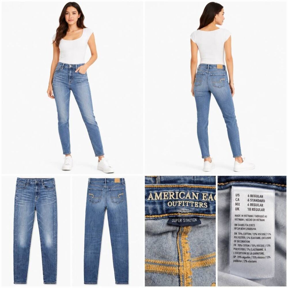 American Eagle Super Stretch Skinny 6 Reg